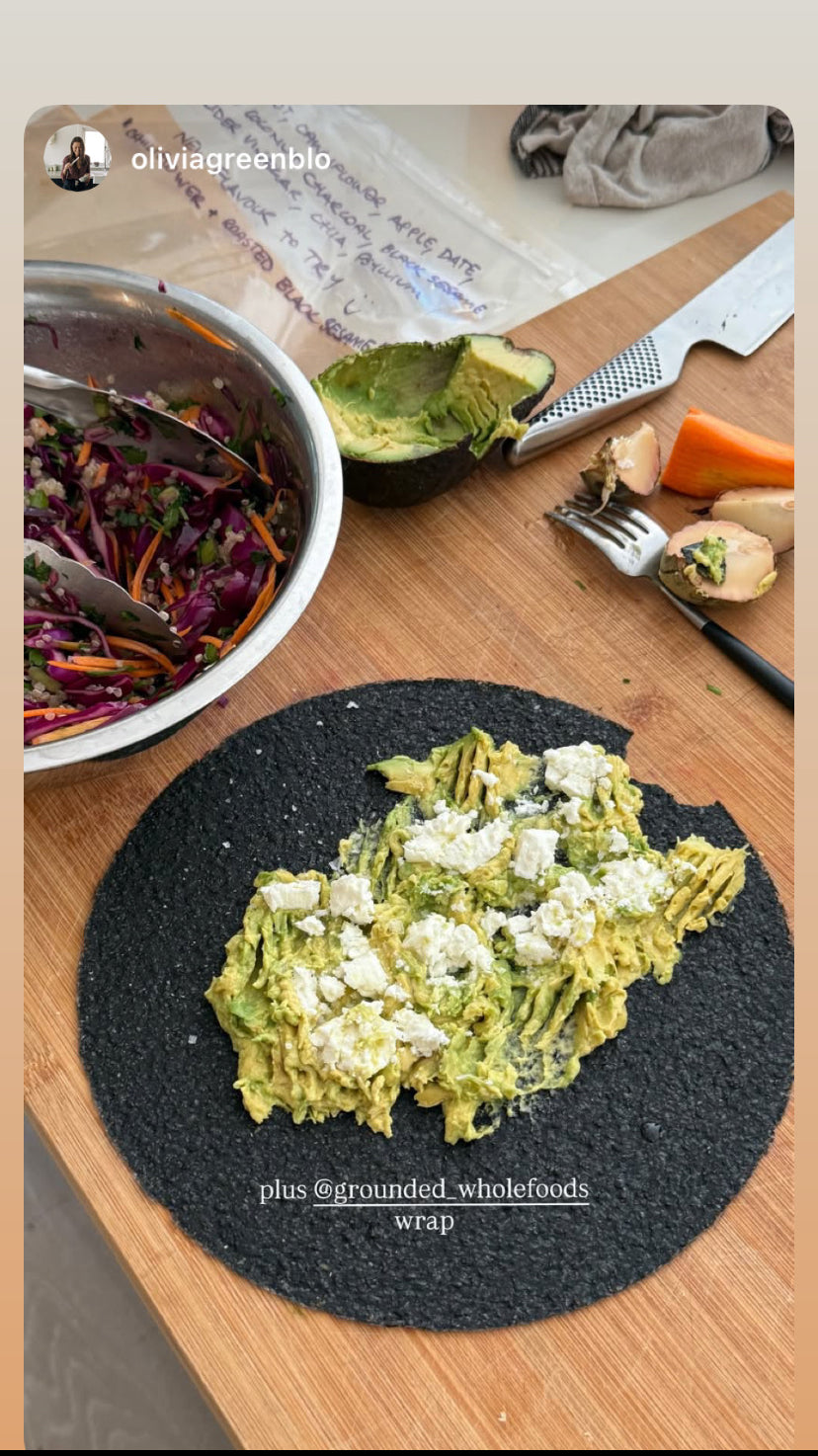 CAULIFLOWER & BLACK SESAME WHEAT FREE WRAP