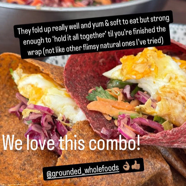 CARROT & GINGER WHEAT FREE WRAP