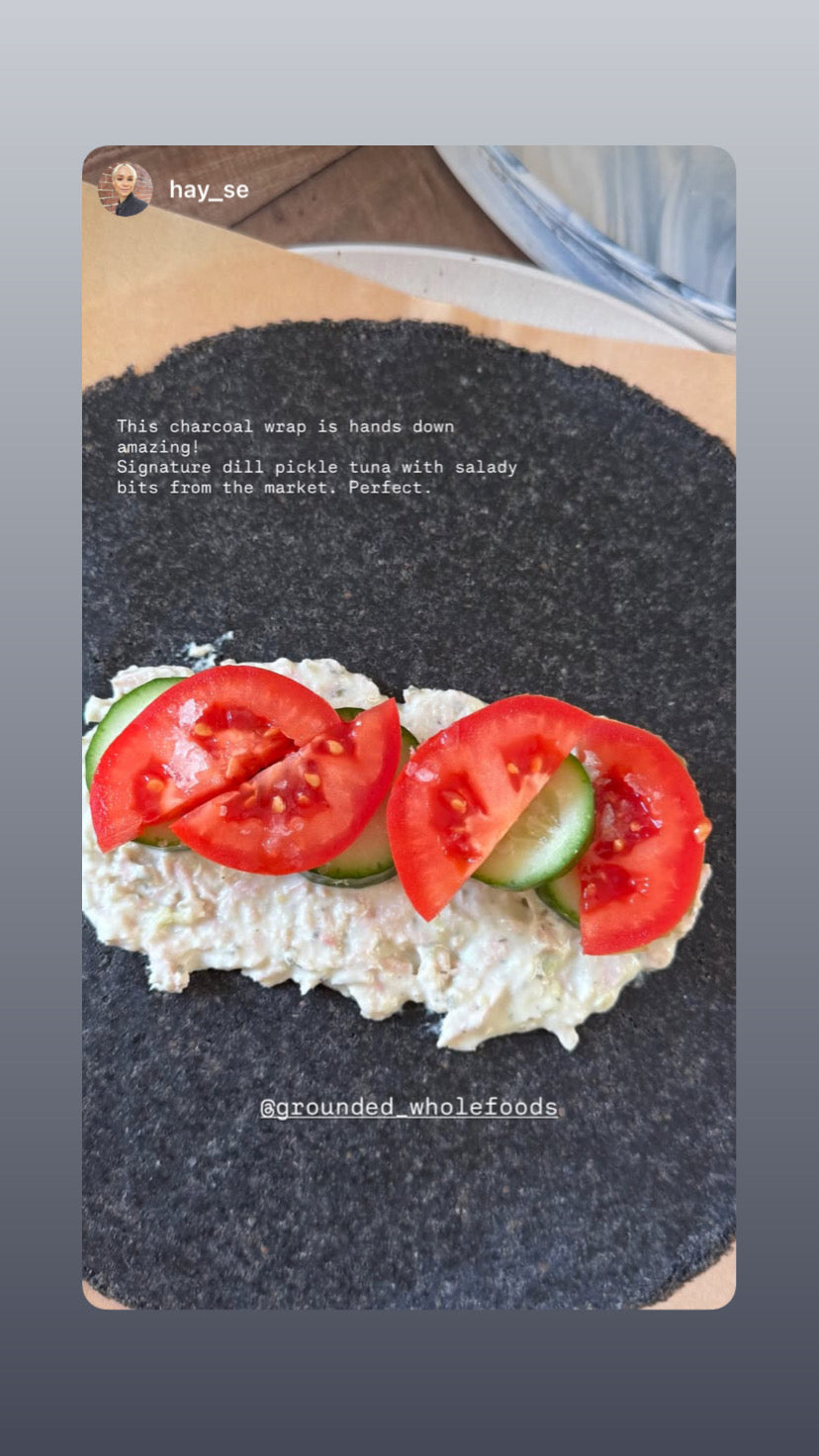 CAULIFLOWER & BLACK SESAME WHEAT FREE WRAP