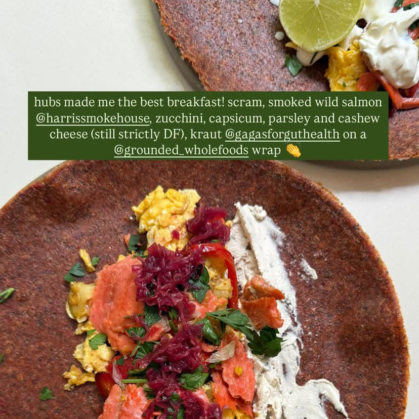 SAMPLE PACK - 4 WHEAT FREE WRAPS