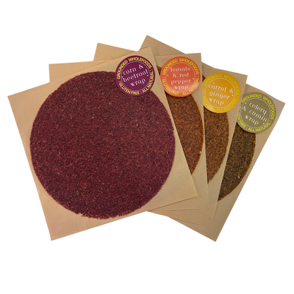 SAMPLE PACK - 4 WHEAT FREE WRAPS